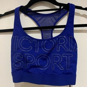 Victoria’s Secret Sports bra in the color blue